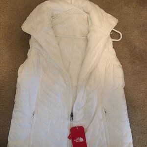 White North Face Reversible Vest